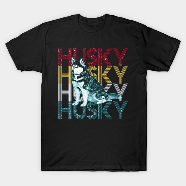 Husky T-Shirt by Mila46